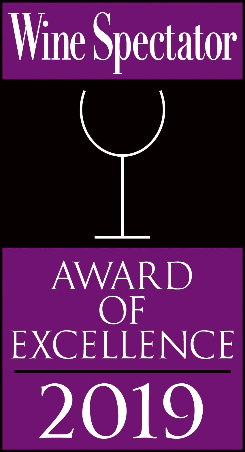 Wine Spectator Award of Excellence 2019